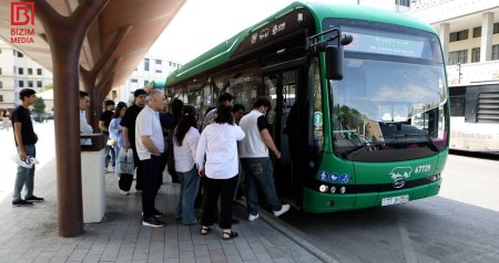 Ekspres avtobuslar sərnişinlərin XİDMƏTİNDƏ - VİDEOREPORTAJ