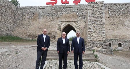 Şuşada üç ölkənin müdafiə nazirləri bir araya gəldi - FOTO