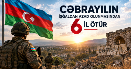 Cəbrayılın işğaldan azad olunmasından 6 il ÖTÜR