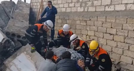 Bakıda fərdi ev uçdu: Ölən və yaralanan var - VİDEO