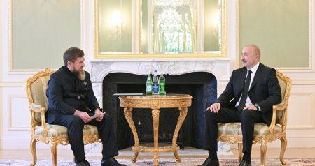 İlham Əliyev Ramzan Kadırovu qəbul etdi &ndash; FOTO