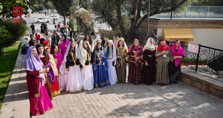 Bakıda keçirilən kəlağayı yürüşündən VİDEOREPORTAJ