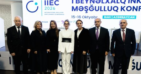 Alyona Əliyeva I Beynəlxalq İnklüziv Məşğulluq Konfransında - FOTO/VİDEO