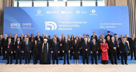 İlham Əliyev VII Ümumdünya Mədəniyyətlərarası Dialoq Forumunun açılışında &ndash; FOTO/VİDEO