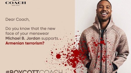 COACH firmasının siması olan  Michael B. Cordan erməni terrorunu dəstəkləyir