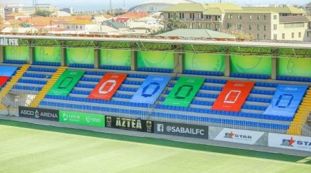 İşğal altında olan rayonların adları “ASCO Arena” stadionunda