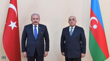 TBMM sədri: “Bu səfər  Azərbaycanın haqlı mübarizəsinə dəstək səfəridir”