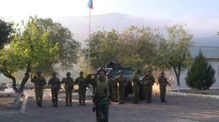 İşğaldan azad edilmiş Ağbənddə Azərbaycan bayrağı qaldırıldı