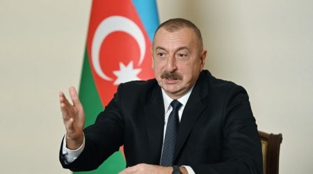 İlham Əliyev: “Bizim əsas silahlarımız Rusiyadan gəlir”