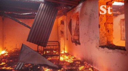 Erməni vandalizmi yenə özünü göstərdi: Bu dəfə Laçını yandırırlar - FOTO
