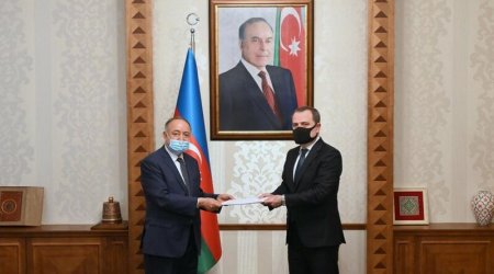 Ceyhun Bayramov yeni səfiri qəbul etdi - FOTO