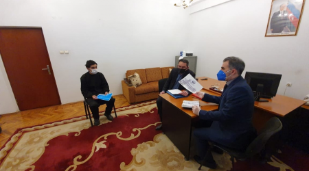 Ombudsman nümayəndələri erməni əsirlərlə görüşdü