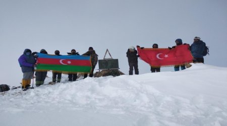 Heydər Əliyev və Atatürkün xatirəsi adlarını daşıyan zirvələr anıldı - FOTO