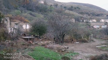Cəbrayılın Məzrə kəndinin görüntüləri - VİDEO