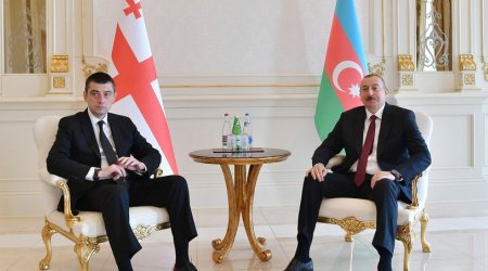 Gürcüstanın Baş naziri İlham Əliyevi təbrik etdi