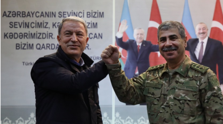 Türkiyənin Müdafiə naziri Azərbaycana gəldi - FOTO