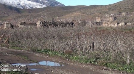 Zəngilan rayonunun Malatkeşin kəndindən videogörüntülər