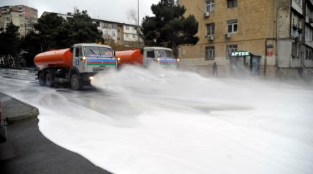 Bakı növbəti dəfə dezenfeksiya edildi - FOTO