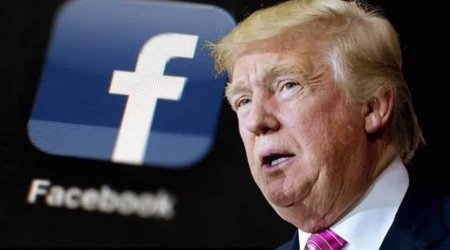 Facebook Trampın video müraciətini sildi