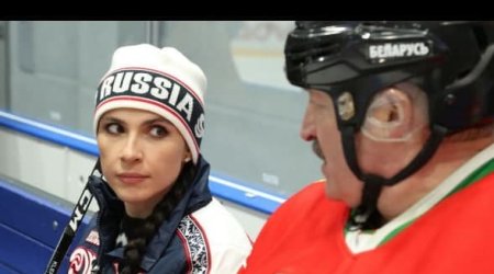 Azərbaycanlı jurnalist Lukaşenko ilə xokkey oynadı – FOTO