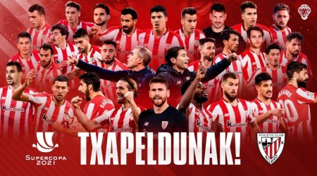 “Atletik Bilbao” “Barselona”ya qalib gələrək İspaniya Superkubokunu qazandı