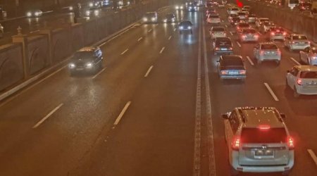 Heydər Əliyev prospektində yol qəzası baş verib