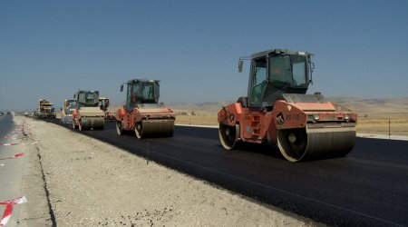 Bu il Bakı-Şamaxı yolunda yeni dairə istifadəyə veriləcək