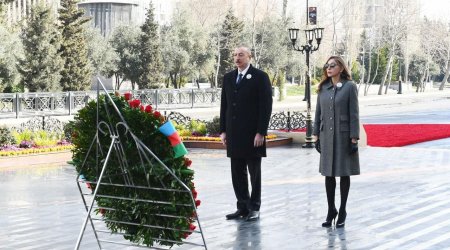 İlham Əliyev “Ana harayı” abidəsini ziyarət etdi - YENİLƏNİB - VİDEO