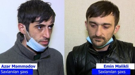 “Sahil” bağındakı fəvvarə kabellərini oğurlayanlar saxlanıldı - VİDEO