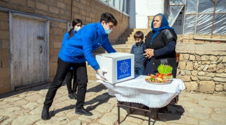 Heydər Əliyev Fondu aztəminatlı ailələrə bayram sovqatı göndərdi - FOTO