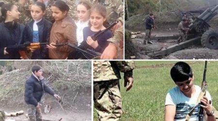 Yerli və xarici QHT-lər hesabat hazırladı - Ermənilər müharibə zamanı uşaqları vəhşiliklərə cəlb ediblər - FOTO
