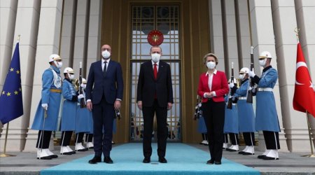 Avropa İttifaqının rəhbərləri Türkiyəyə gəliblər – Ərdoğan onlara hansı mesaj verib?