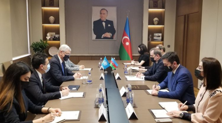 Ceyhun Bayramov BMT Baş Assambleyasının Prezidenti ilə görüşdü