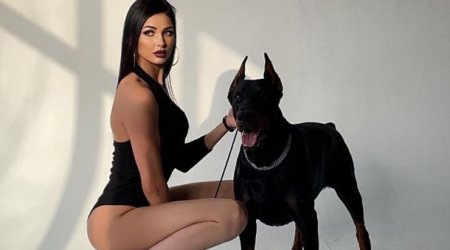 Qazaxıstanlı voleybolçu qızın itlə FOTOLARI yayıldı -  “Ona aşiq oldum”