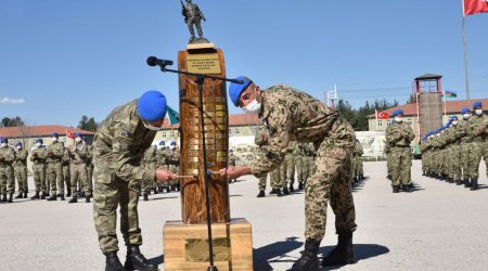 Hərbçilərimiz Türkiyədə hərbi təlimi başa vurdu - FOTOLAR