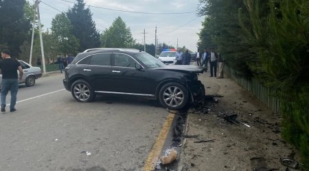 Ağdamda ağır yol qəzası: 1 ölü, 2 yaralı var - FOTOLAR