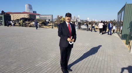 Türkiyə səfiri Hərbi Qənimətlər Parkında - FOTO