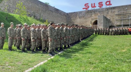 “Əsgər marşı” Şuşada səsləndi – VİDEO
