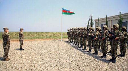 Azad olunan ərazilərdə yeni hərbi hissələr açıldı - FOTO