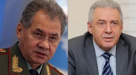 Şoyqu erməni həmkarı ilə Qarabağdakı vəziyyəti müzakirə etdi