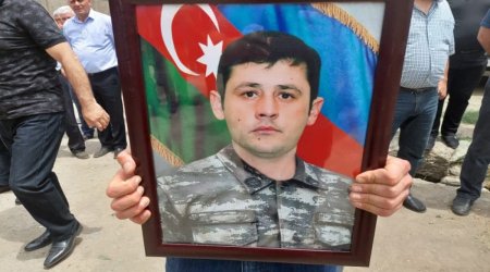 Gəncə daha bir şəhidi ilə vidalaşır