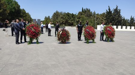 Sumqayıt Şəhidlər Xiyabanında İZDİHAM – FOTOLAR