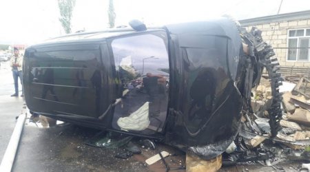 “Rang Rover” aşdı, yaralılar var - Tovuzda ağır yol qəzası - FOTOLAR