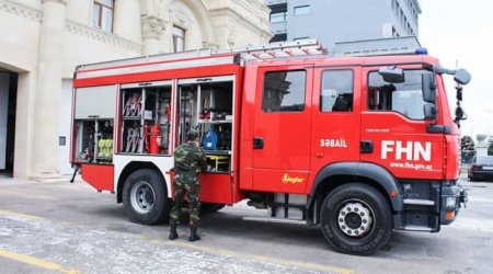 Bakıda qumbara təhlükəsi - FHN əməkdaşları təcili hadisə yerinə getdi - VİDEO