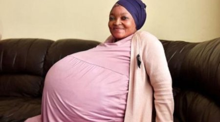 Bir dəfəyə 10 uşaq dünyaya gətirdi - FOTOLAR