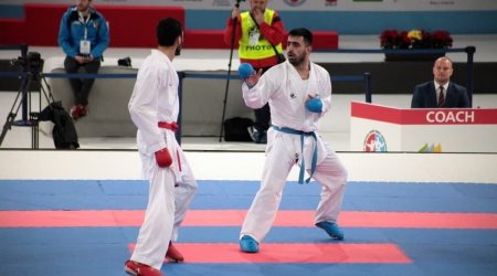 Daha bir karateçimiz Tokio Olimpiadasına lisenziya turnirində mübarizəyə başlayır
