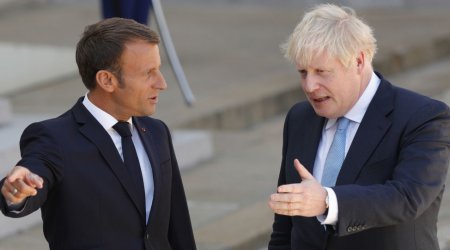 Conson və Makron “Brexit”ə görə dalaşdılar - VİDEO