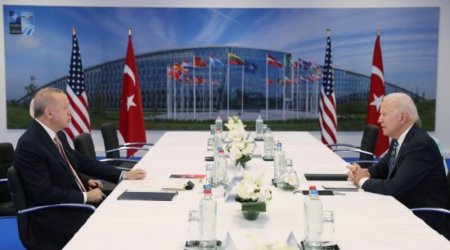 Ərdoğanla Bayden arasında görüş başa çatdı - YENİLƏNİB - FOTO