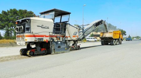 Təmir edilən Bakı-Sumqayıt yolundan yeni FOTOLAR 