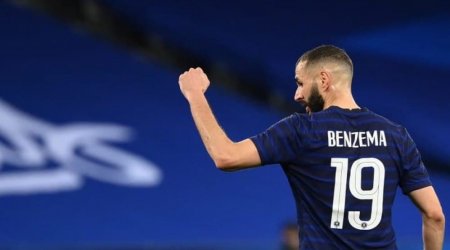 Kərim Benzema ən tez dubl edən ikinci futbolçu oldu - Avropa çempionatları tarixində 